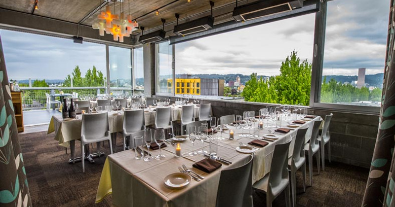 Interior, dining area
