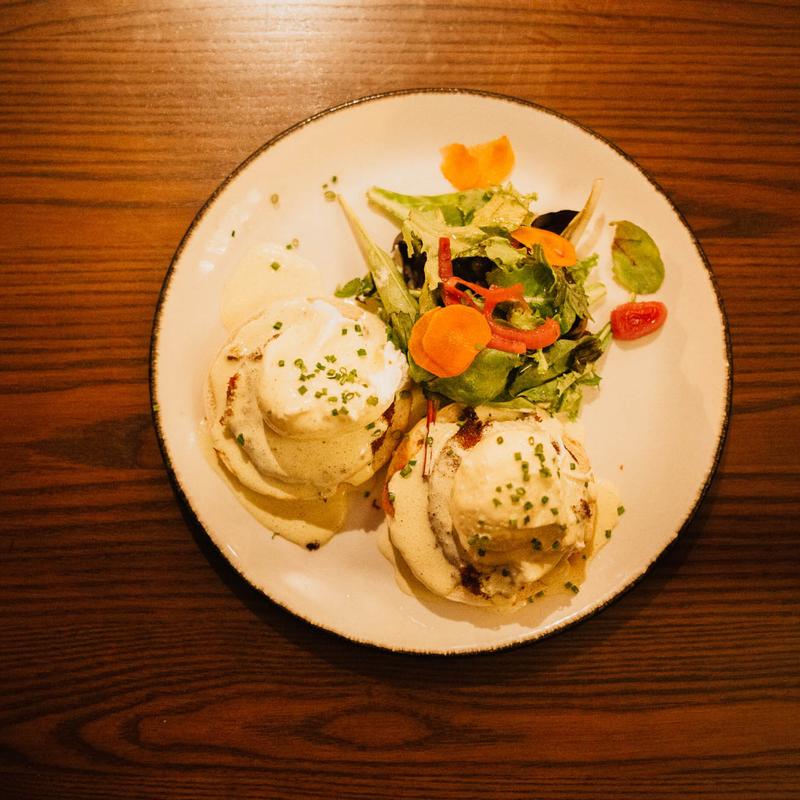 Ham Biscuit Benedict photo