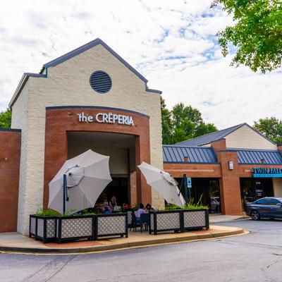 The Creperia outside.