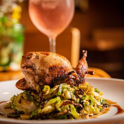 Country Quail served