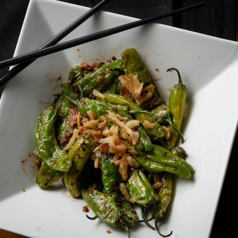 Grilled Shishito Peppers (V) photo