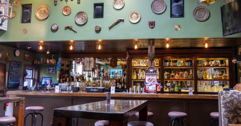 Interior, bar area