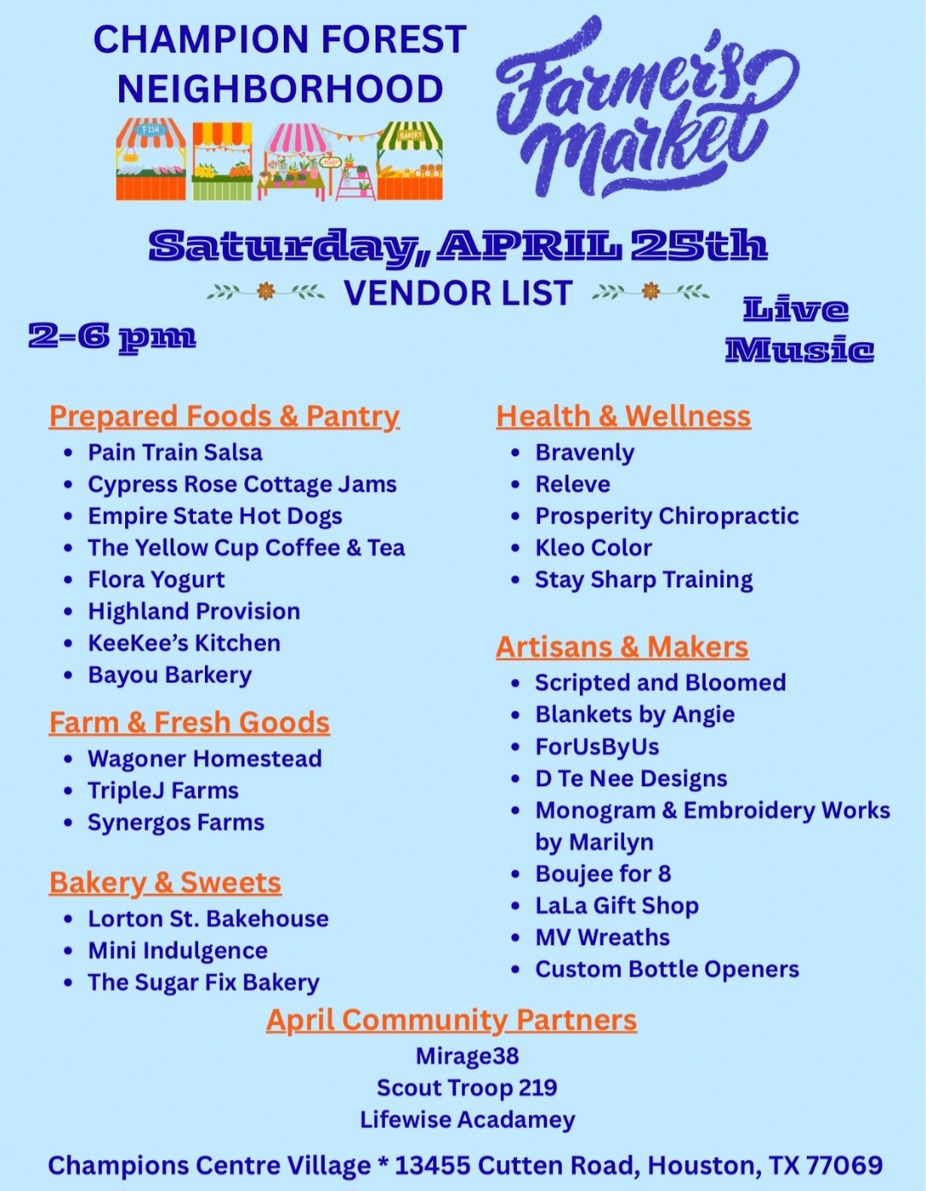 Farmers Market Outdoors event photo