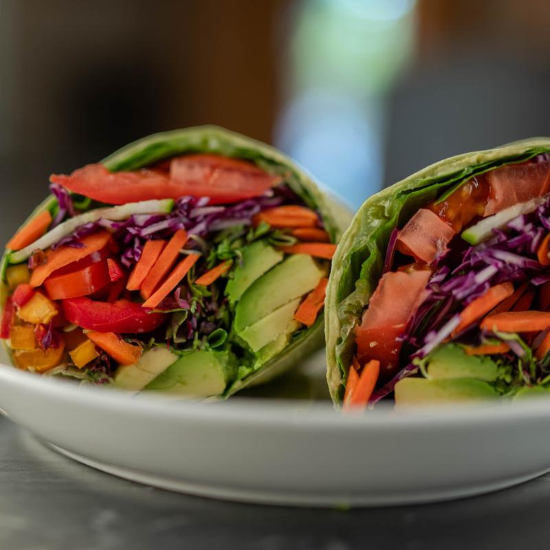 menu item 8 of 11, Veggie Wrap Hummus