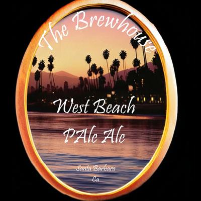 tap handle for The Brewhouse West Beach Pale Ale.