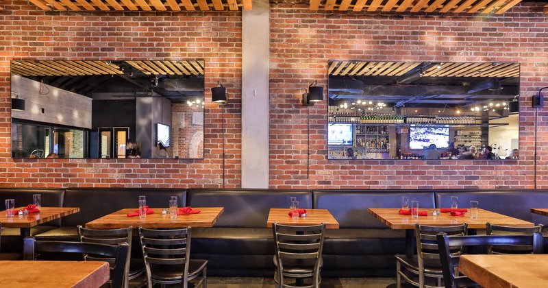 Interior, dining area