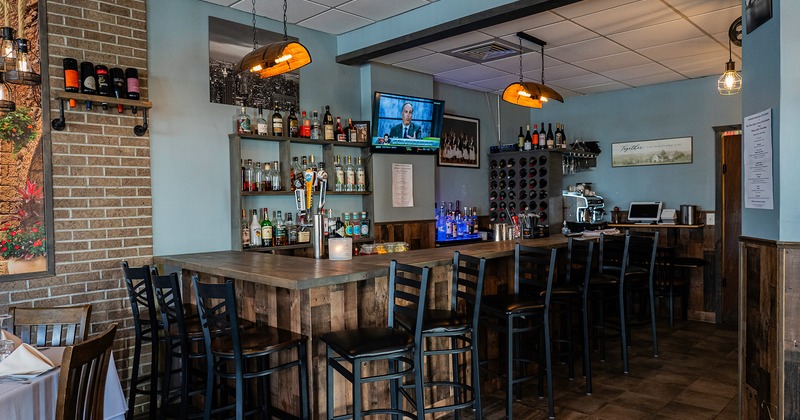 Interior space, bar area