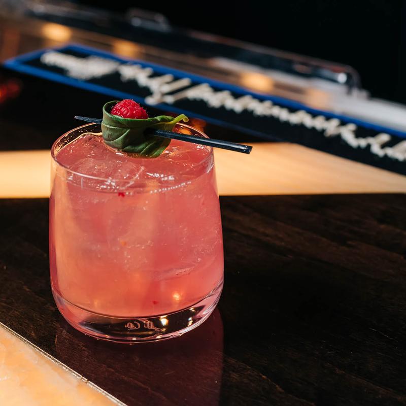RASPBERRY GINGER GIMLET photo