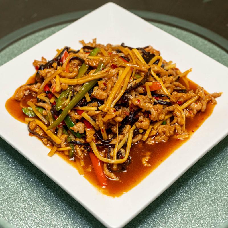 menu item 8 of 10, Shredded Pork w. Garlic Sauce