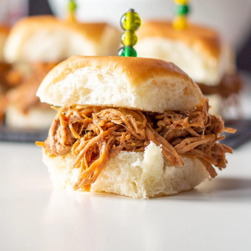 Pulled pork sliders photo