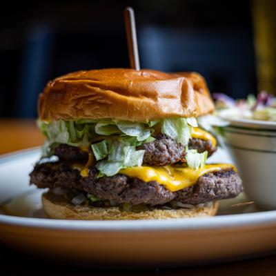 Double Roger Burger.