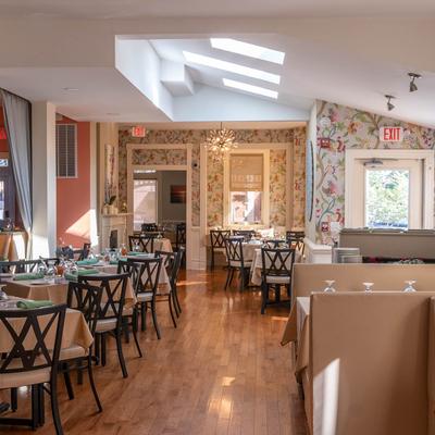 Restaurant interior, dining area