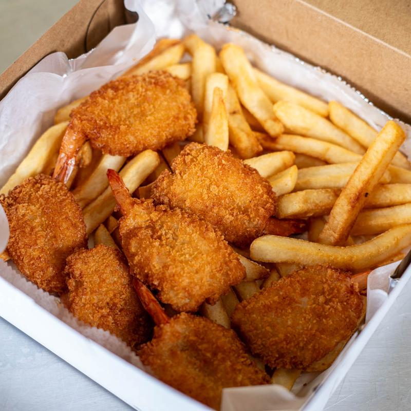 menu item 7 of 7, Shrimp Dinner