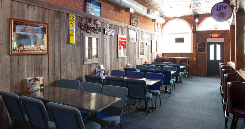Interior, dining area