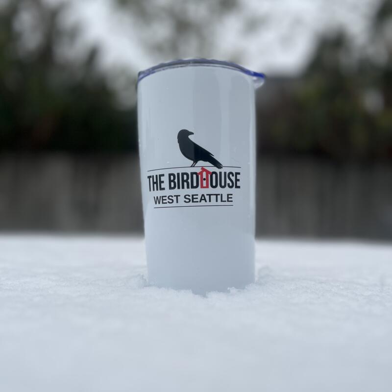 20oz White Tumbler photo