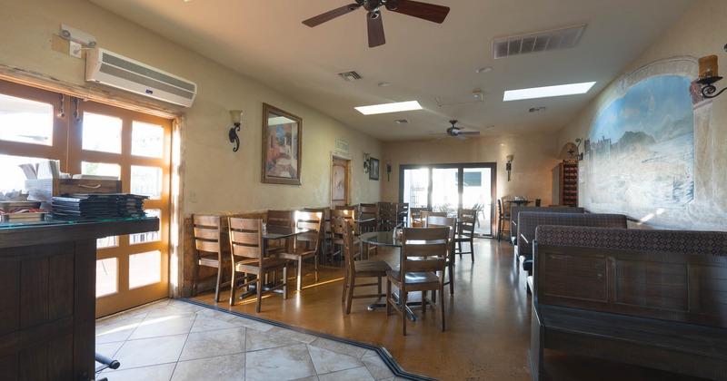 Interior seating area