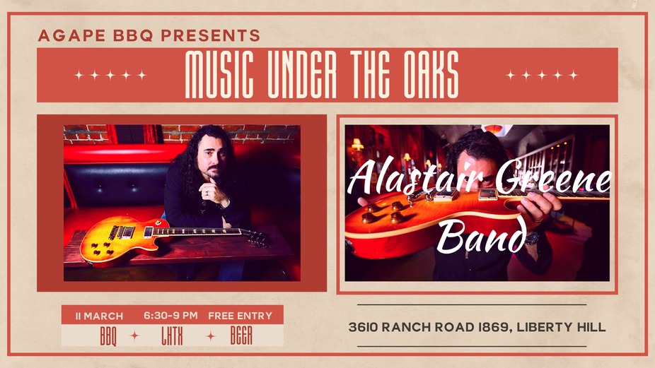 Music Under The Oaks with Alastair Greene Band event photo