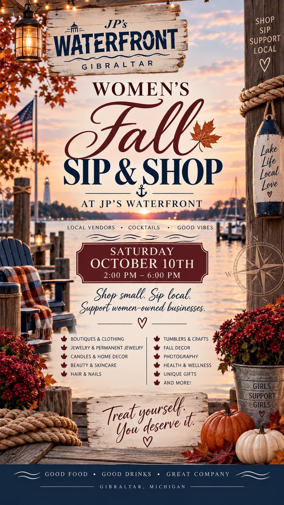 🍂✨ SHOP • SIP • SUPPORT LOCAL ✨🍂 event photo