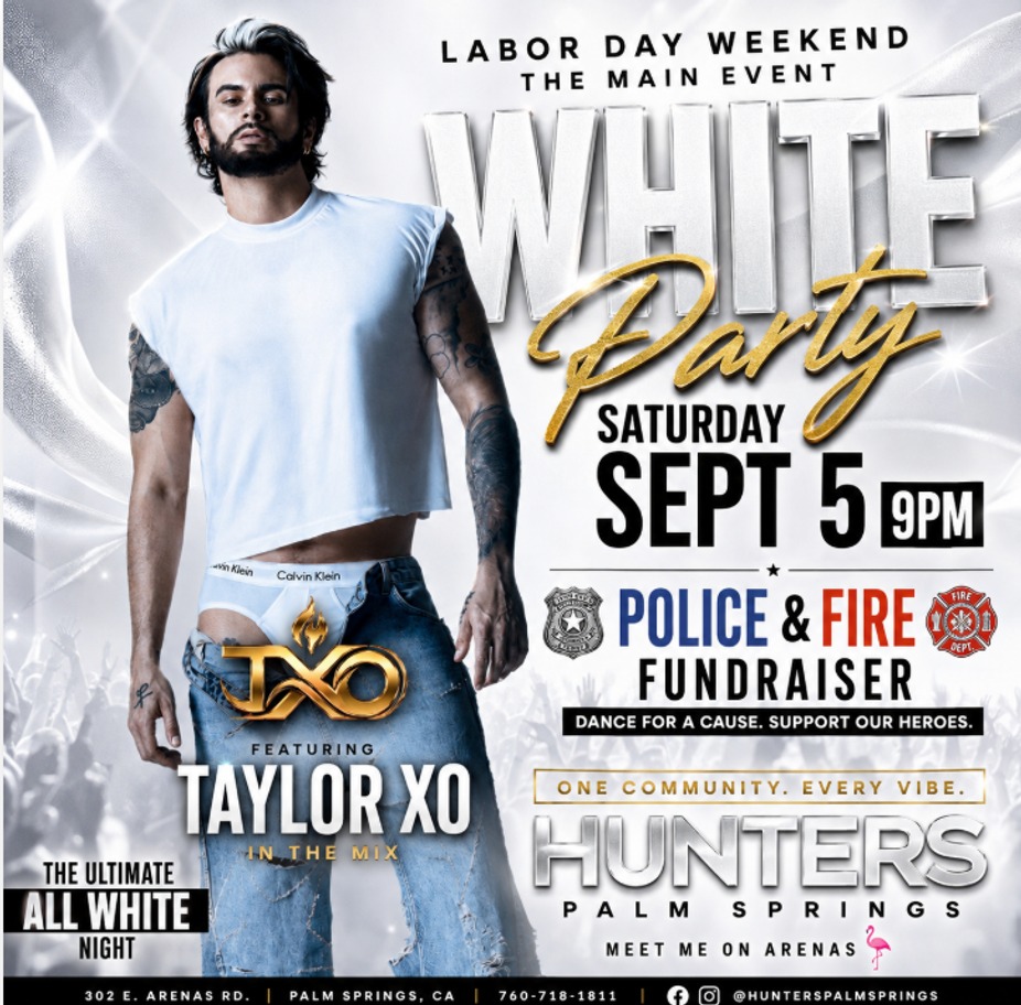 🔥 THE WHITE PARTY 🎧 Featuring TAYLOR XO event photo