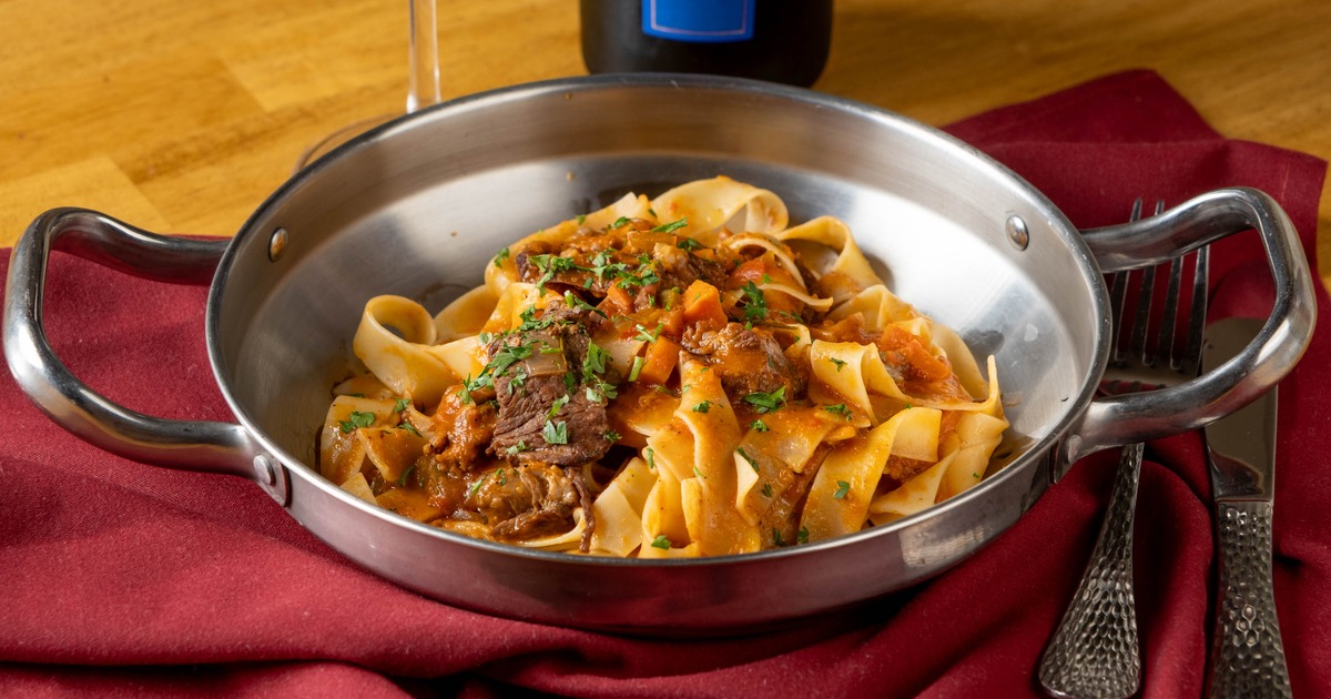 Beef ragu pappardelle