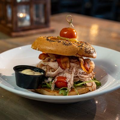 Pit Smoked Turkey BLT.