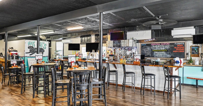 Interior, bar area