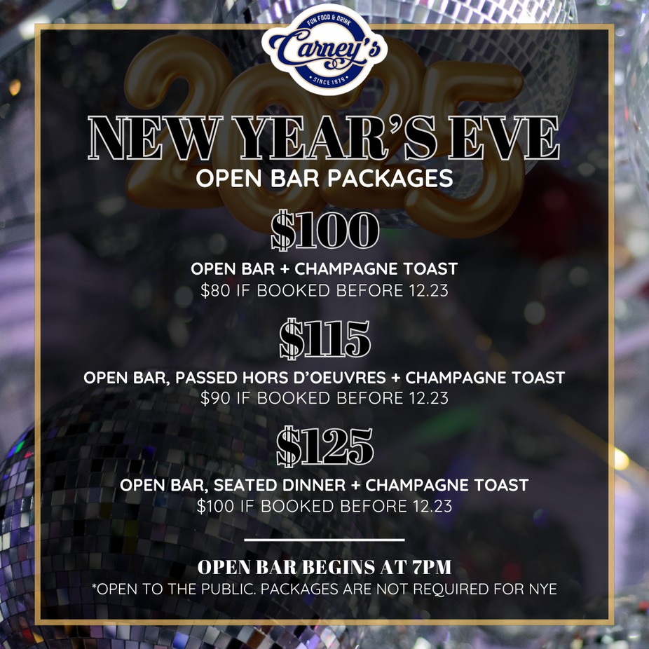 NEW YEAR'S EVE OPEN BAR PACKAGES event photo