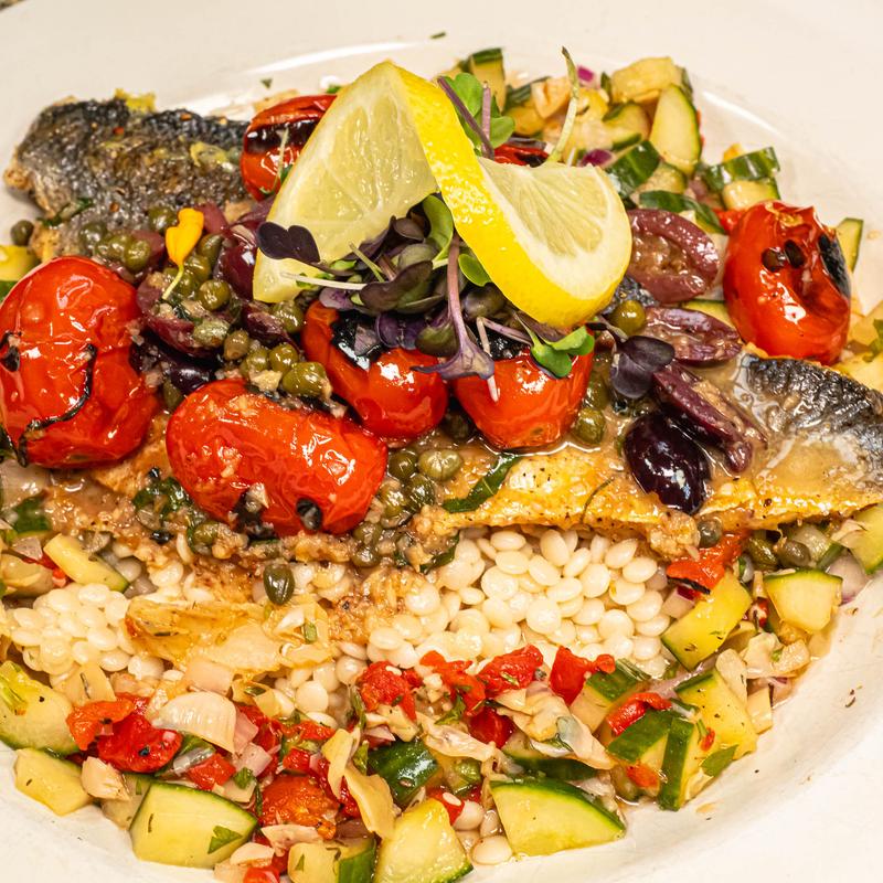 menu item 15 of 29, Pan Seared Branzino