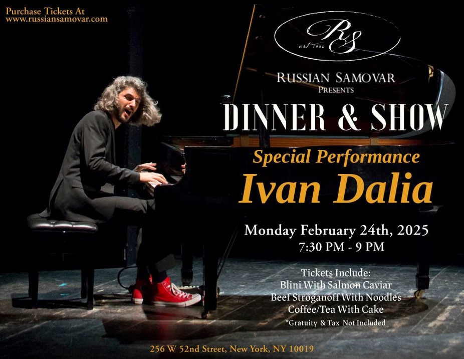 RUSSIAN SAMOVAR PRESENTS IVAN DALIA event photo