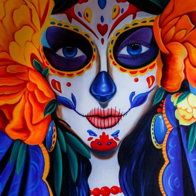 Sugar Skull painting