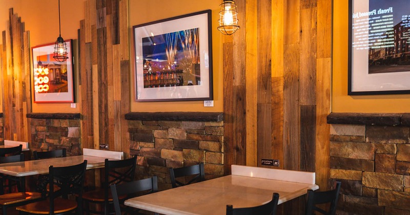 Interior seating area