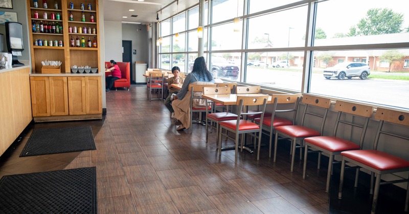 Interior, main dining area