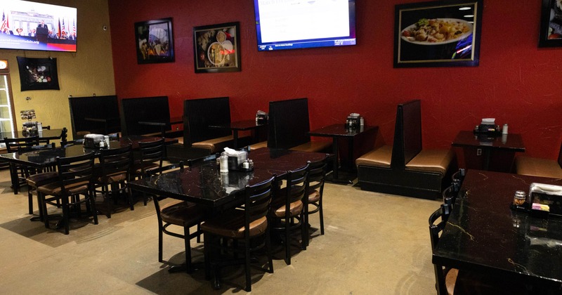 Tables ready for guests