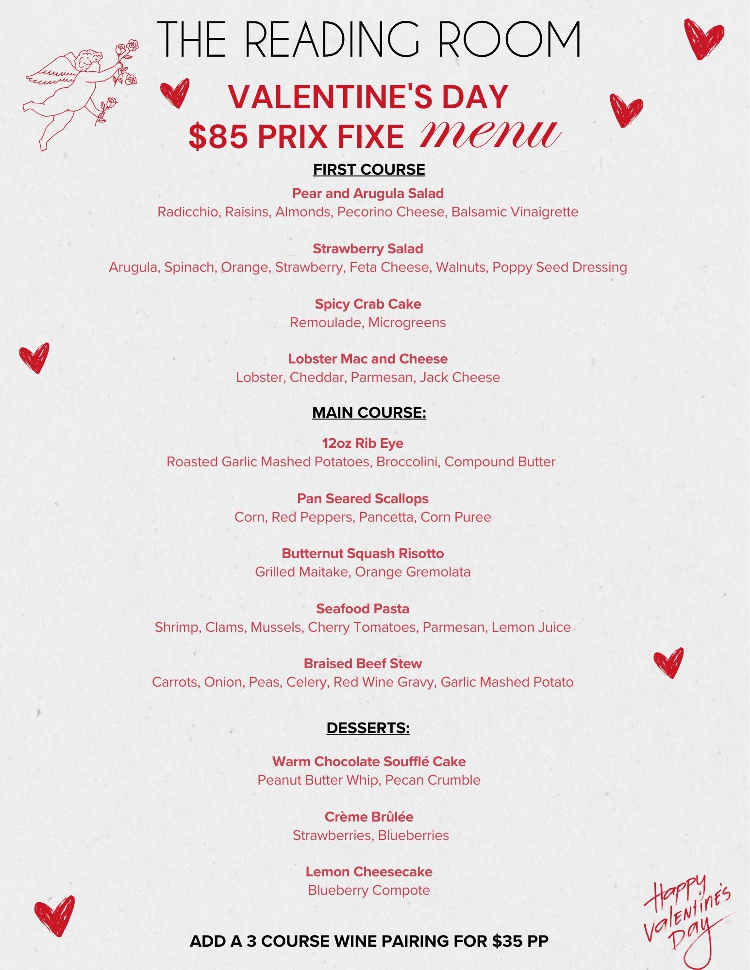 Three scoops of sorbet, topped with cut strawberry