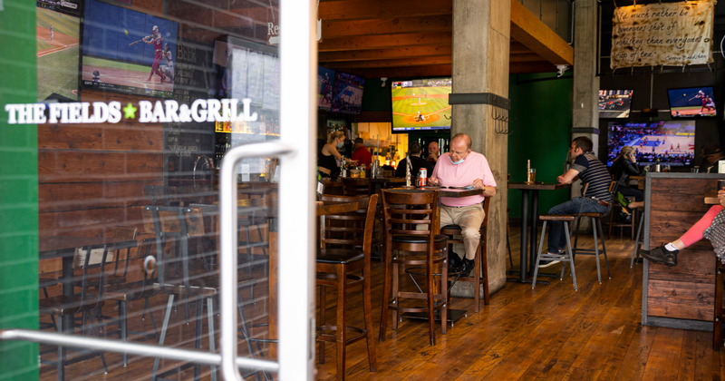 Interior, view from the street