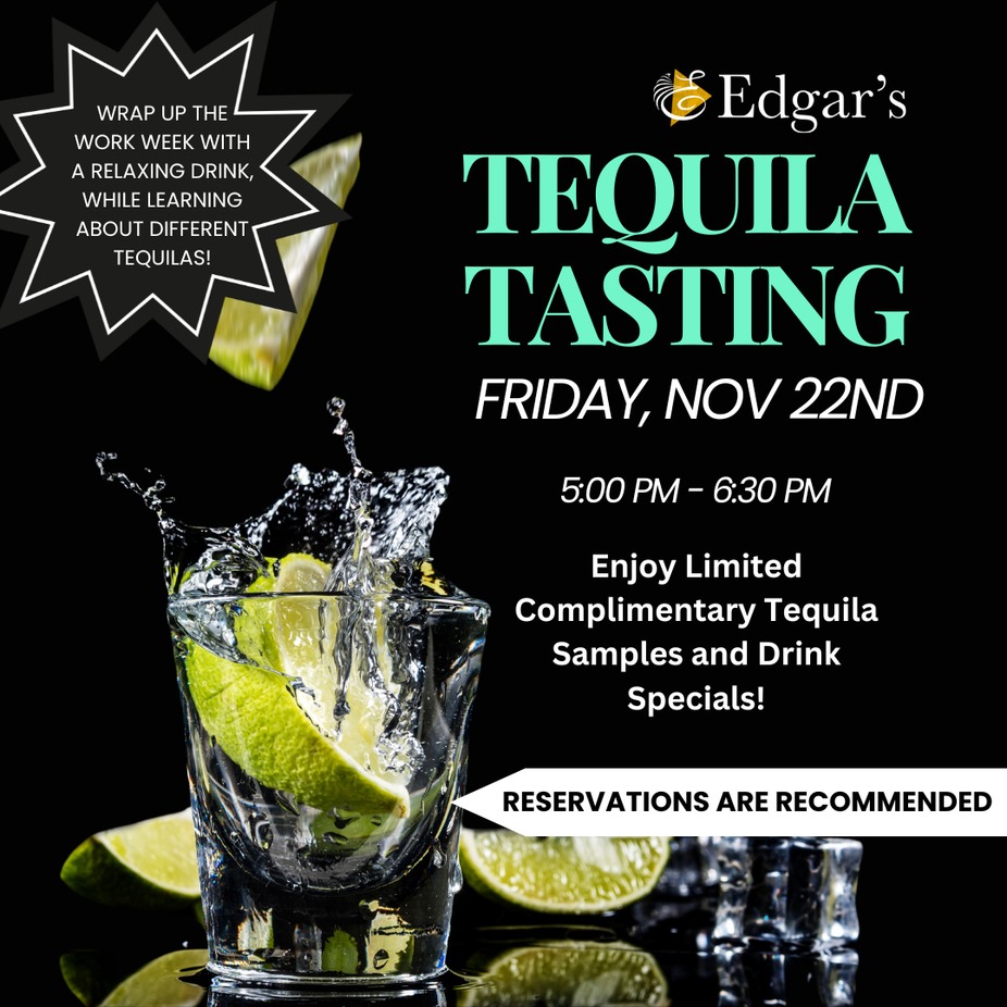 Tequila Tasting at Edgar's event photo