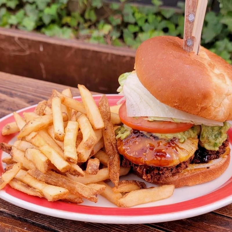 HAWAIIAN BURGER OR CHICKEN SANDWICH photo