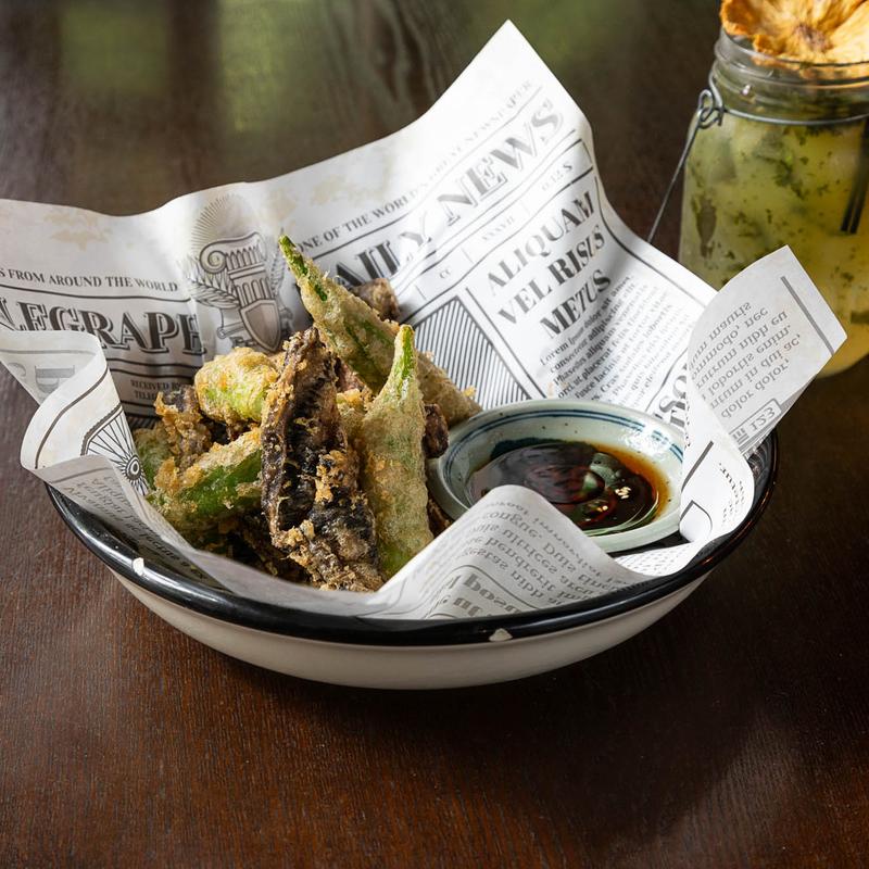 Portabella & Okra Tempura photo
