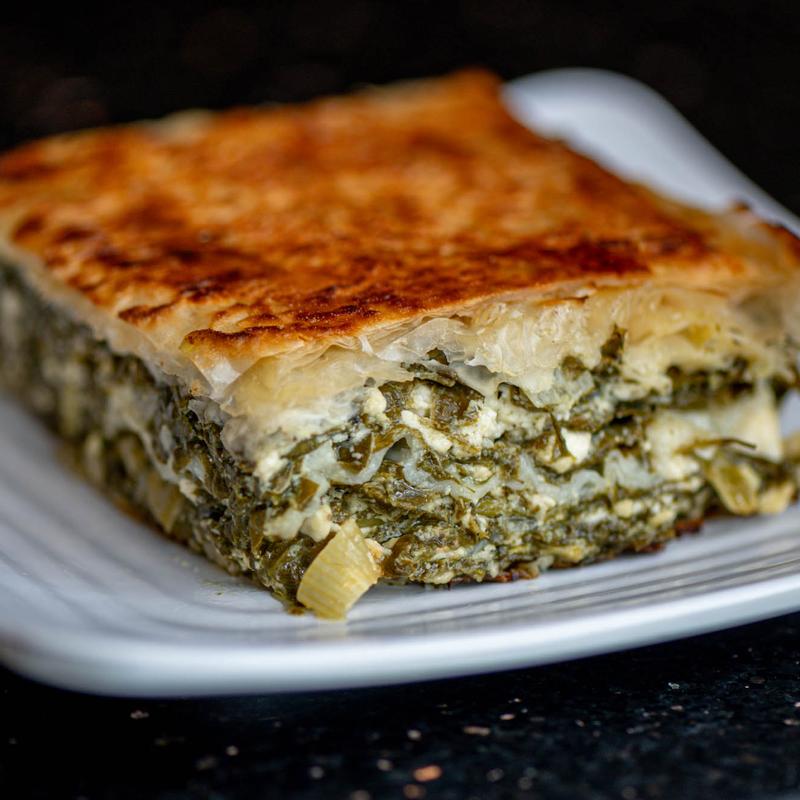 Spinach Pie Plate photo