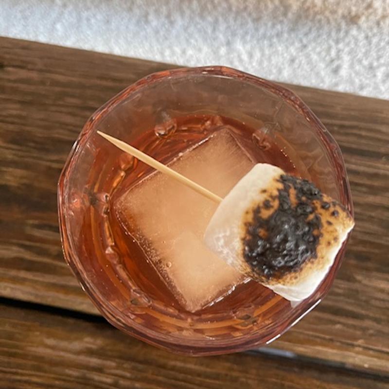 Campfire old fashioned photo