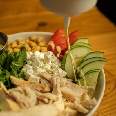 It's All Greek To Me grain bowl.