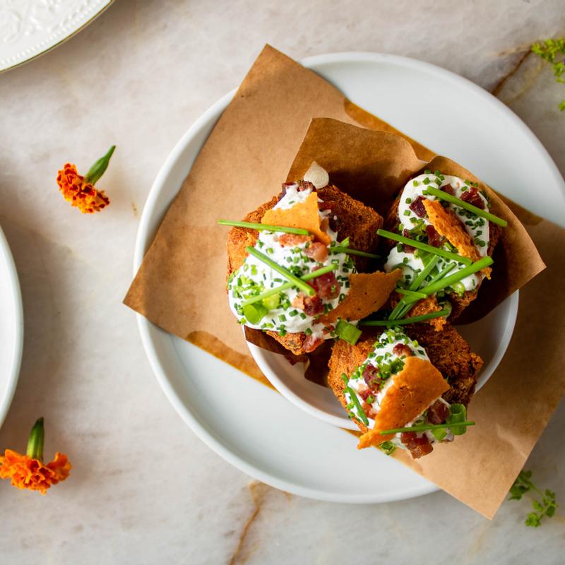 POTATO & CHIVE CROQUETTES photo