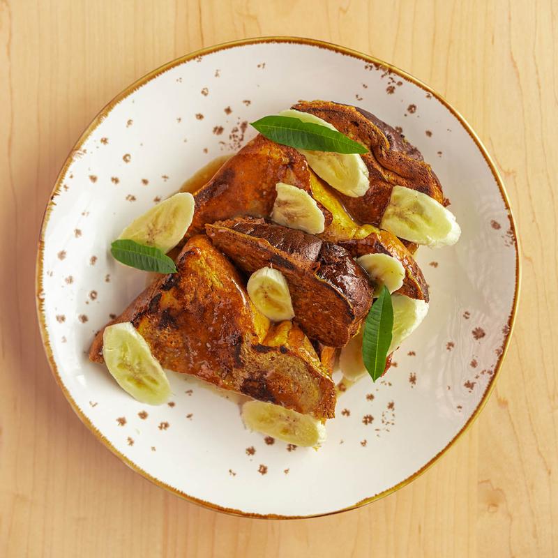 Bananas Foster Challah French Toast photo