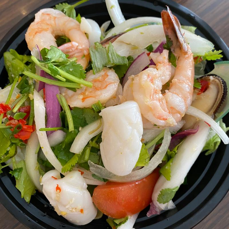 menu item 35 of 112, Seafood Salad (GF)