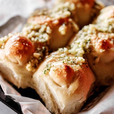 Garlic Rolls, close-up.