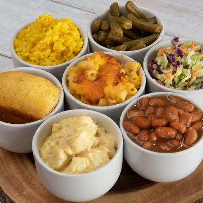 Assorted side dishes.