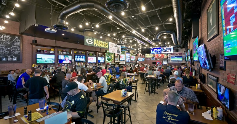 Interior, large seating space