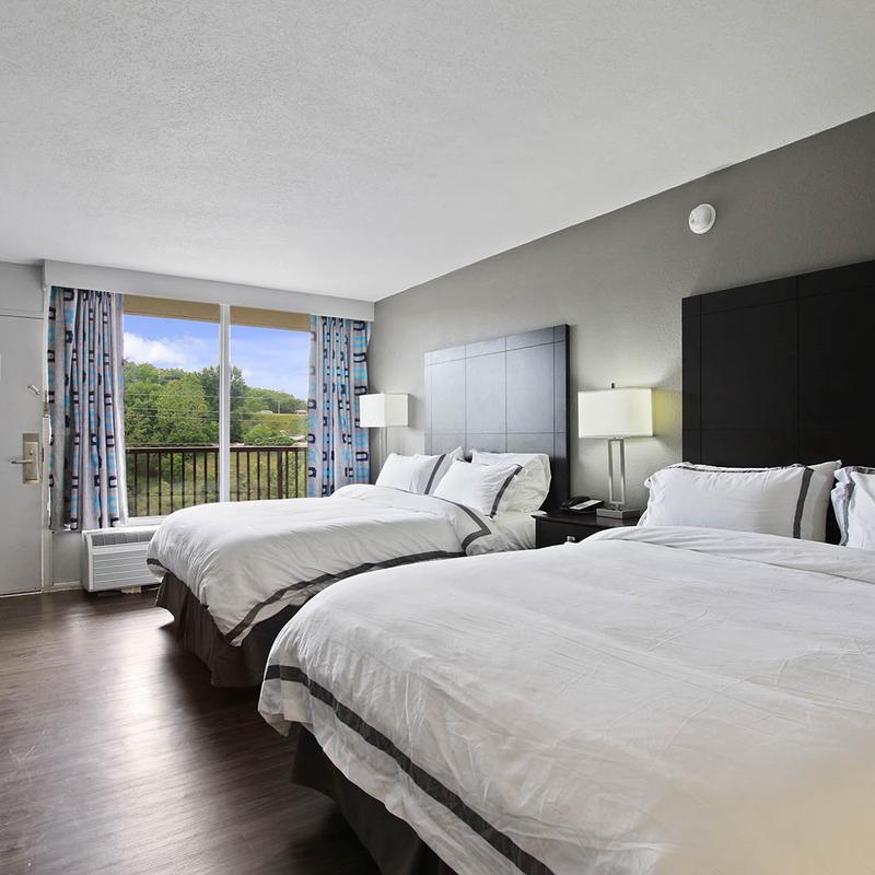 Two large couple's beds.