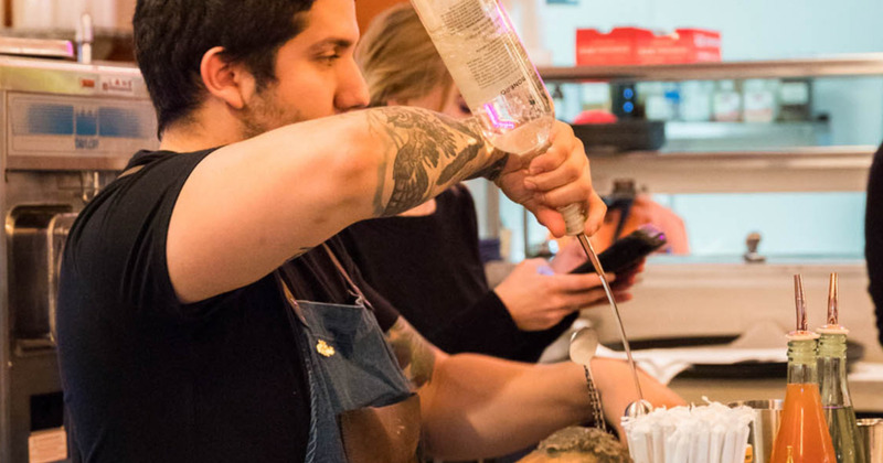 Bar moments, bar staff in action