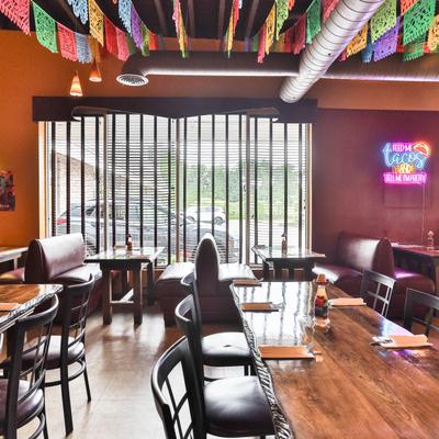 Restaurant dining area.